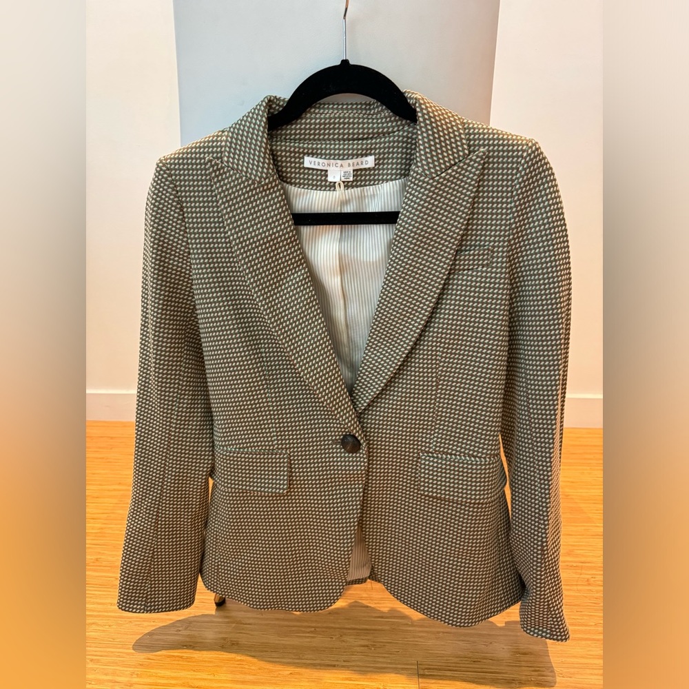 Veronica Beard Houndstooth Blazer